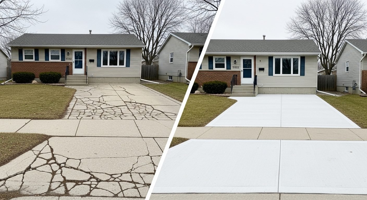 Concrete Repair & Replacement Company: When to Fix vs. Full Driveway Replacement