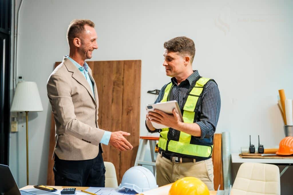 Professional concrete contractor in Fargo ND demonstrating transparent communication and project planning.